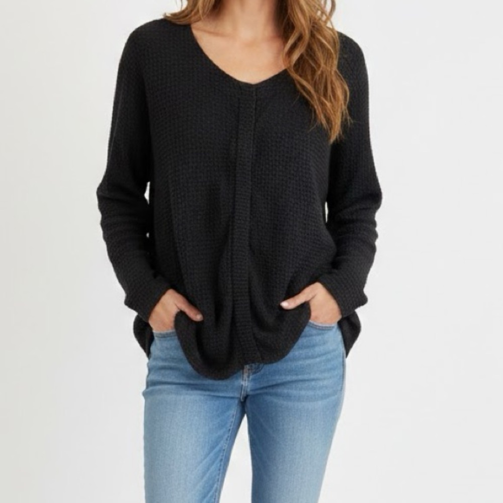 Eileen Fisher x Judith Hollander System Waffle Knit Snap Button Cardigan Large